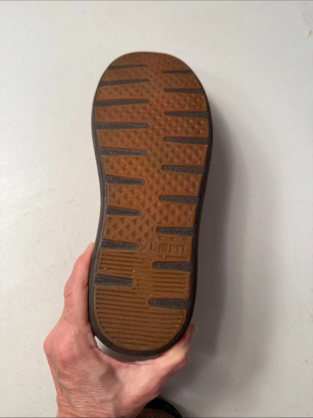 Born Brown Suede Chukka Boots with Dark Brown Laces
